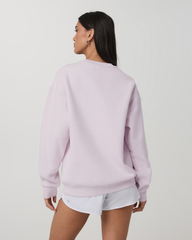 Restore Oversized Crew 2.0 Women's Lilac Breeze Sweatshirt | Vuori Sale