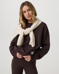 Restore Oversized Crew 2.0 French Roast Sweatshirt | Vuori For sale