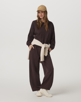 Sedona Seams Crew Women's French Roast Sweatshirt | Vuori US
