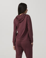 Women's Halo Performance Hoodie 2.0 Fig Heather | Vuori On sale