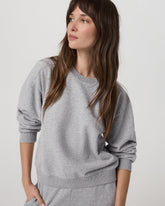 Sedona Seams Crew Women's Light Heather Grey Sweatshirt | Vuori Online
