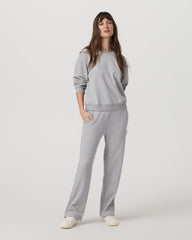 Sedona Seams Crew Women's Light Heather Grey Sweatshirt | Vuori Online