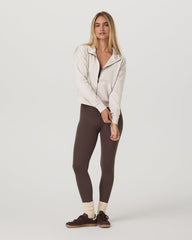 Halo Full Zip Hoodie Women's Ecru Heather Hoodie | Vuori Sale