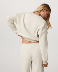 Restore Mini Crew Women's Bone Heather Crewneck | Vuori For sale