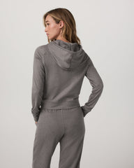Halo Mini FZ Hoodie Women's Chia Heather Hoodie | Vuori For sale