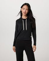 Halo Essential Hoodie Black Heather Sweatshirt | Vuori US