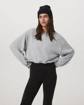Sedona Bubble Crew Women's Light Heather Grey Crewneck | Vuori Online