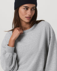 Sedona Bubble Crew Women's Light Heather Grey Crewneck | Vuori Online