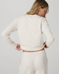 Compose Crew Marshmallow Pullover Fleece Sweatshirt | Vuori
