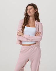Halo Mini FZ Hoodie Women's Vintage Rose Hoodie | Vuori Online