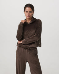Haven Hoodie Women's Dark Java Hoodie | Vuori Outlet