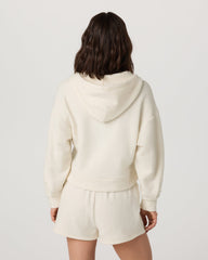 Beach Fleece Zip Up Women's Natural Full-Zip Hoodie | Vuori US