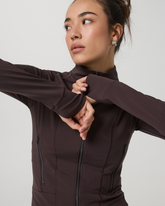 Vuori AllTheForm™ Fitness Jacket Women's French Roast Jacket | Vuori Outlet