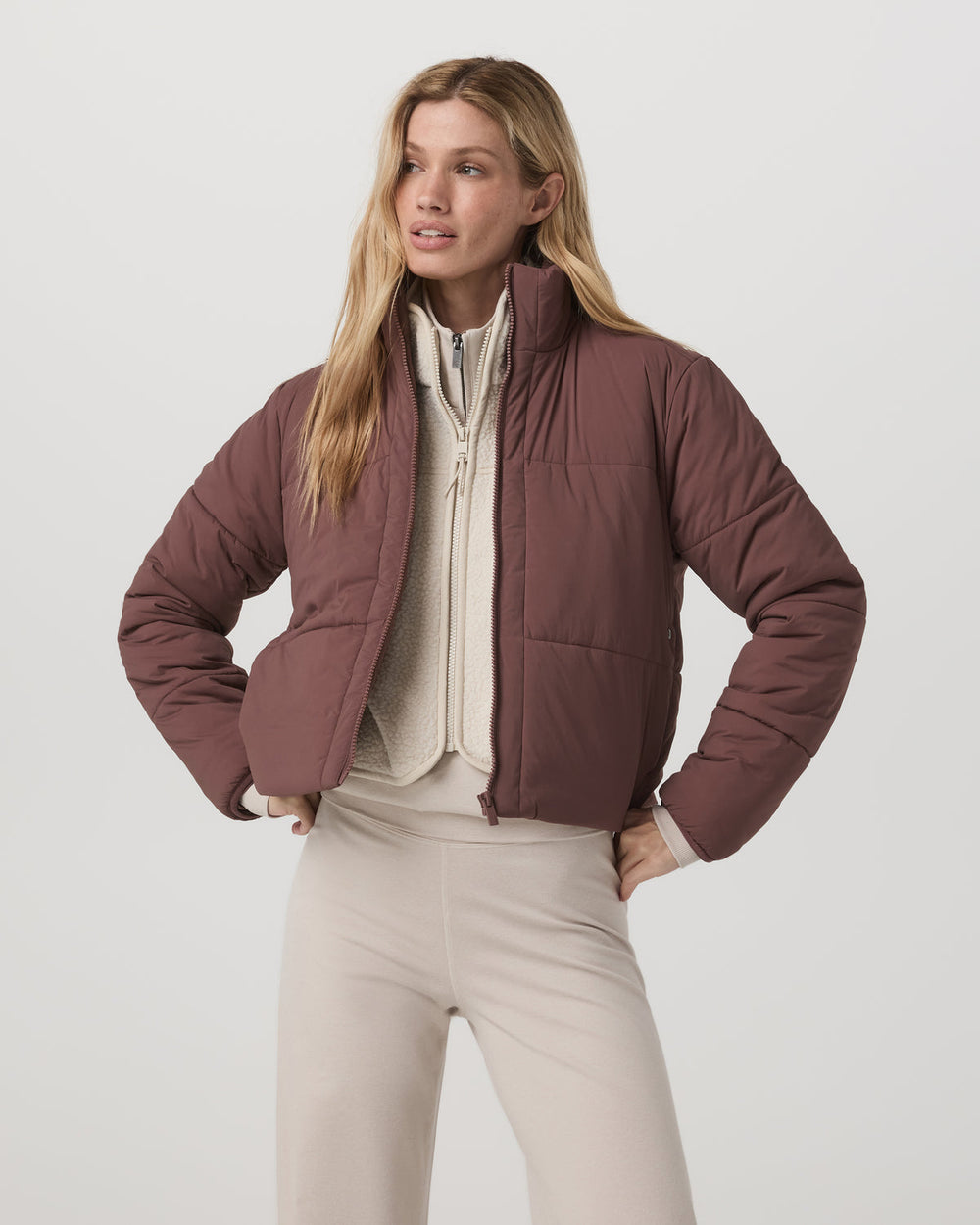 Canyon Insulated Venture Jacket Women's Sable Full-Zip | Vuori