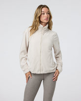 Women's Aspen Full Zip Dune Fleece Pullover | Vuori On sale