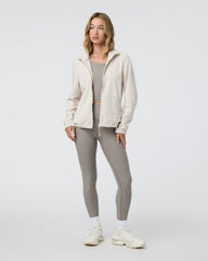 Women's Aspen Full Zip Dune Fleece Pullover | Vuori On sale