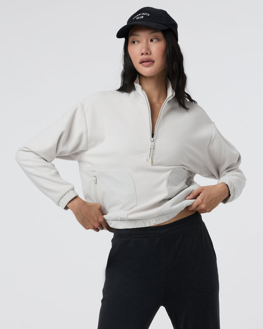 Women's Aspen Half Zip Salt Fleece Pullover | Vuori For sale