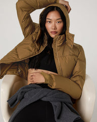 Alta Down Jacket Women's Puffer Jacket in Rum | Vuori US