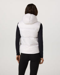 Alta Down Vest Women's White Sleeveless Vest | Vuori