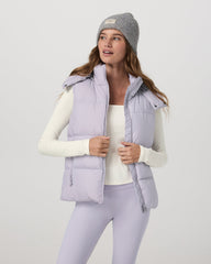 Alta Down Vest Women's Lavender Ice Sleeveless Vest | Vuori Discount