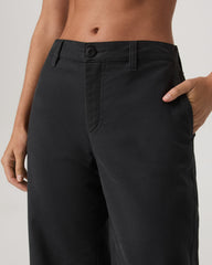 Telluride Twill Pant Women's Washed Black Pants | Vuori US