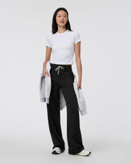 Halo Essential Wideleg - Long Black Heather | Vuori Discount