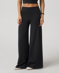 Halo Easy Wideleg Pant - Long Women's Solid Black Pants | Vuori Sale