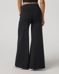 Halo Easy Wideleg Pant - Long Women's Solid Black Pants | Vuori Sale