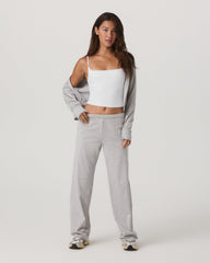 Women's Halo Modern Straight Leg Pant-Short Pale Grey | Vuori Discount