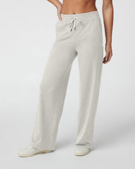 Halo Essential Wideleg - Short Ecru Heather | Vuori On sale