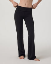 Vuori AllTheFeels™ Foldover Pant Women's Black Pants | Vuori On sale