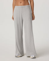 Waffle Wideleg Pant - Short Women's Light Grey Pants | Vuori Discount