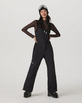 Women's Taika Snow Bib Black Ski/Board Bottoms | Vuori US