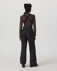 Women's Taika Snow Bib Black Ski/Board Bottoms | Vuori US
