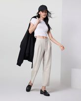 Elevation Ankle Trouser Ecru Heather | Vuori On sale