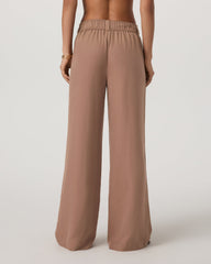 Trestles Twill Wideleg Women's Nutmeg Trouser Pants | Vuori Sale