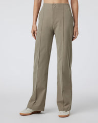 Womens Meta Wideleg Taupe Tailored Pants | Vuori On sale