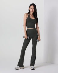 Halo Slim Flare Pant Women's Kale Pants | Vuori For sale