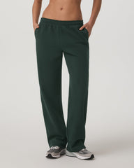 Women's Restore Straight Leg Sweatpant - Long Evergreen | Vuori Online