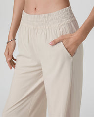 Villa Wideleg Pant - Long Women's Tall Milkweed Pants | Vuori US