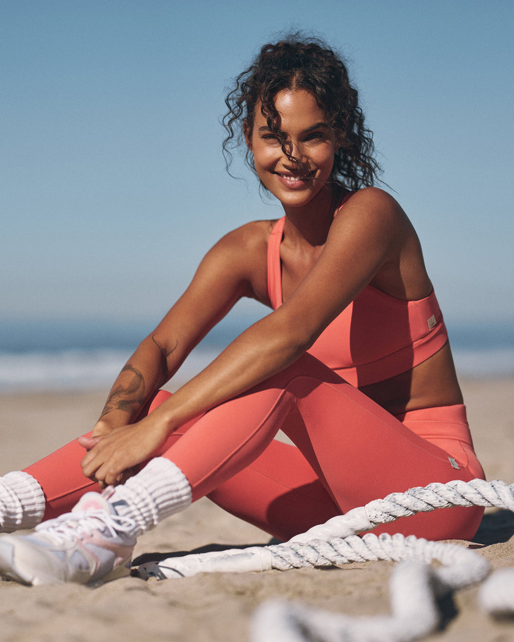 Daily Form Legging Women's Bright Coral Leggings | Vuori Discount