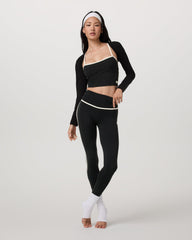 Vuori AllTheFeels™ Corset Legging Black Leggings | Vuori Online