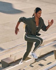 Vuori AllTheFeels™ Corset Legging Women's Agate Green Leggings | Vuori Outlet