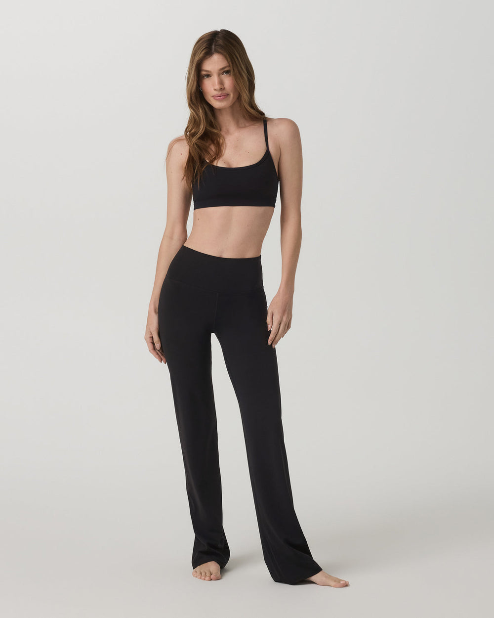 Vuori AllTheFeels™ Straight Leg - Short Women's Black Leggings | Vuori For sale