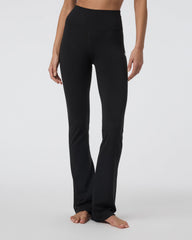 Vuori AllTheFeels™ Slim Flare - Long Black | Vuori