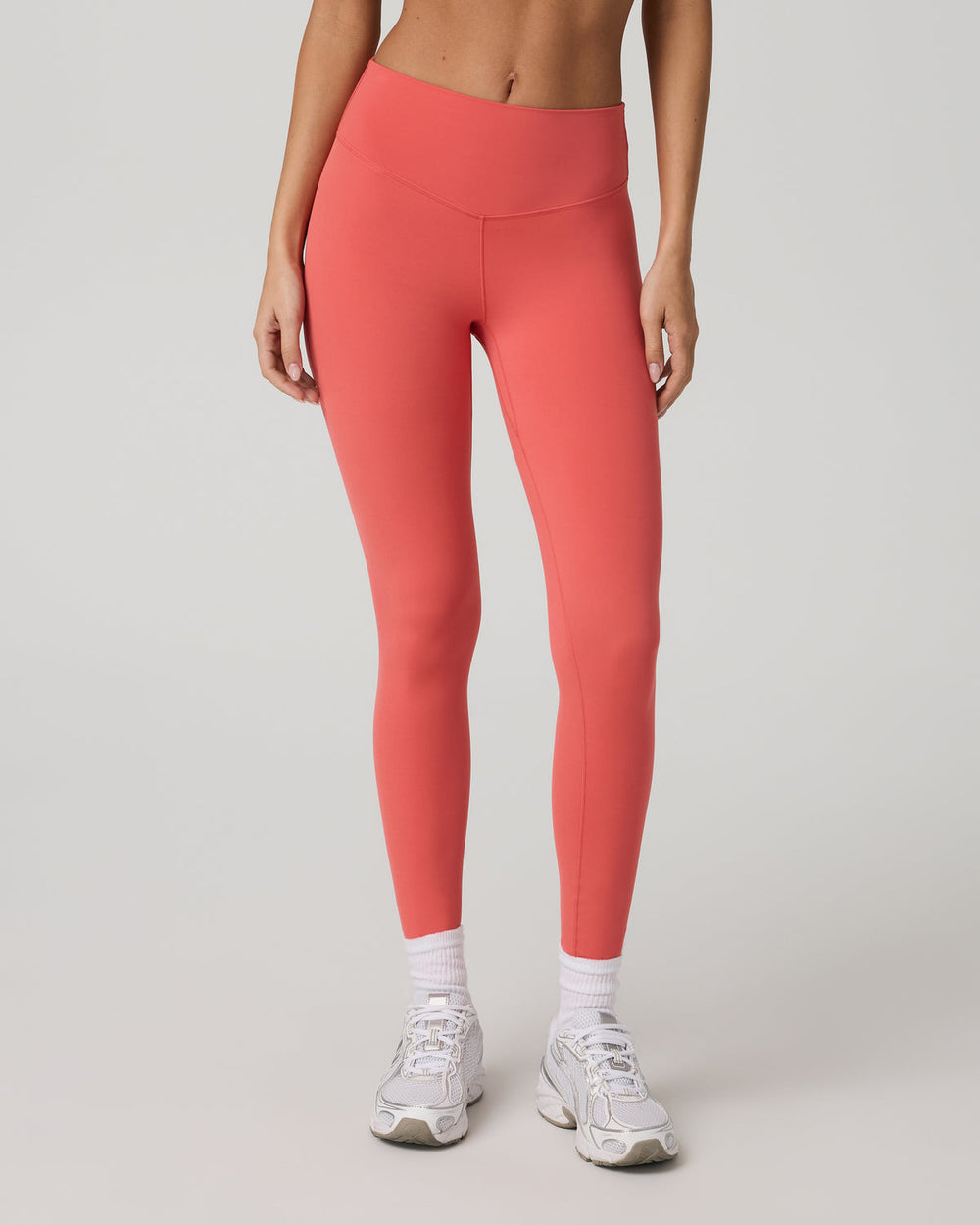 Vuori AllTheForm™ Legging - Short Women's Bright Coral Leggings | Vuori Outlet