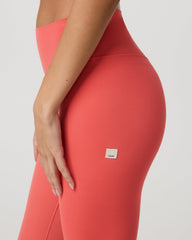 Vuori AllTheForm™ Legging - Short Women's Bright Coral Leggings | Vuori Outlet