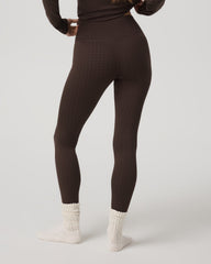 Women's Textured Chilled Out Legging Java Houndstooth | Vuori