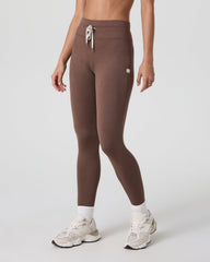 Halo Vintage Legging Chocolate Milk Heather | Vuori Online