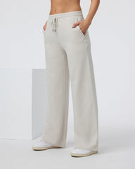 Halo Essential Wideleg Ecru Heather | Vuori US